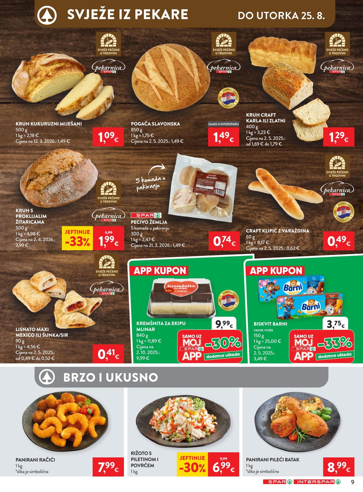 Stranica 9. Spar kataloga - Tjedna Akcija od 17.08.2026.