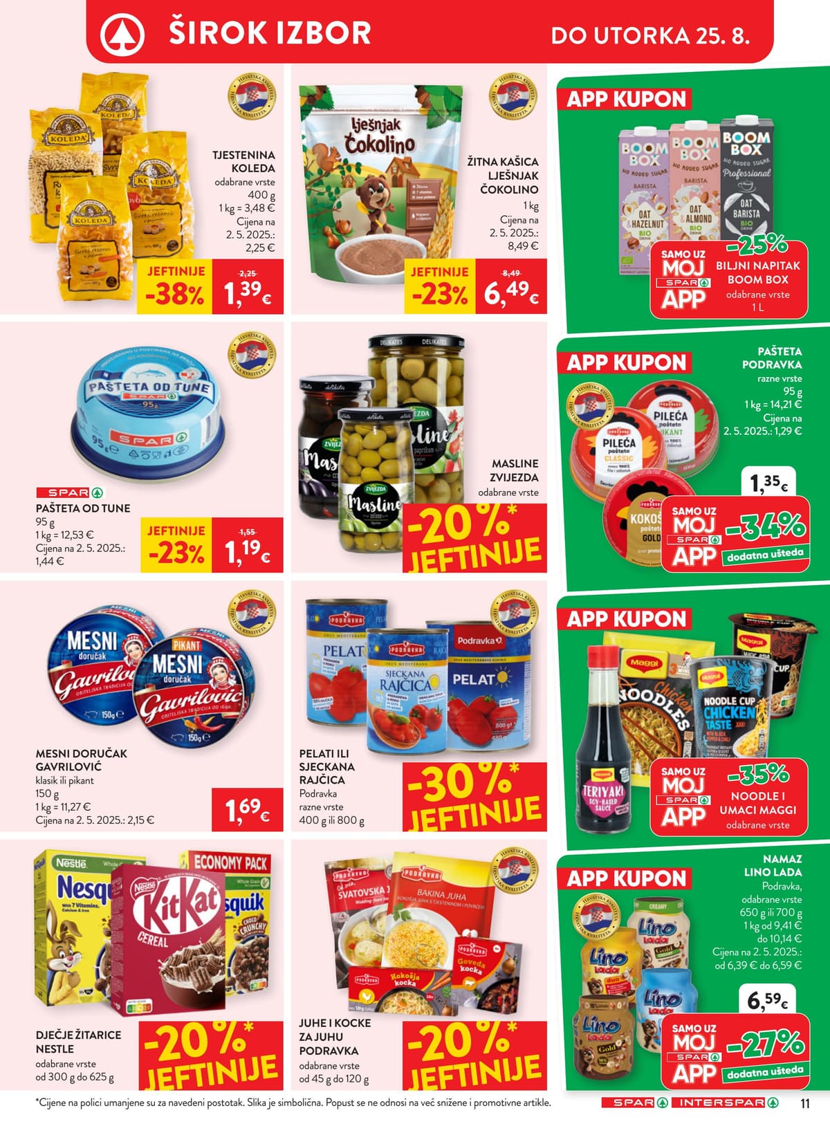 Stranica 13. Spar kataloga - Tjedna Akcija od 17.08.2026.