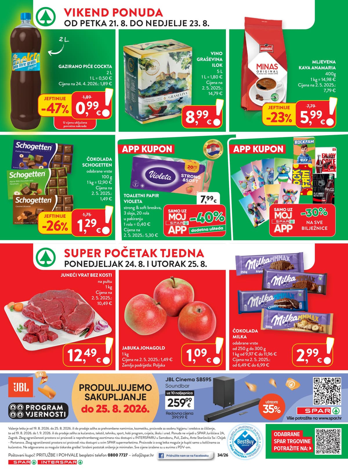 Stranica 39. Spar kataloga - Tjedna Akcija od 17.08.2026.