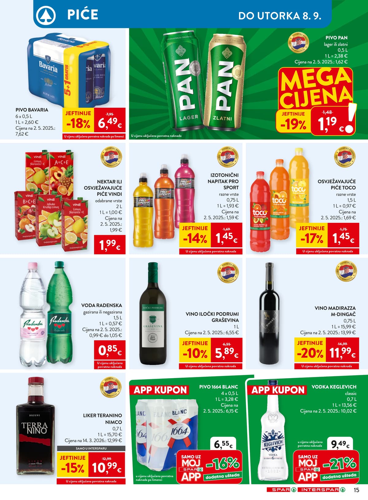 Stranica 21. Spar kataloga - Tjedna Akcija od 01.09.2026.