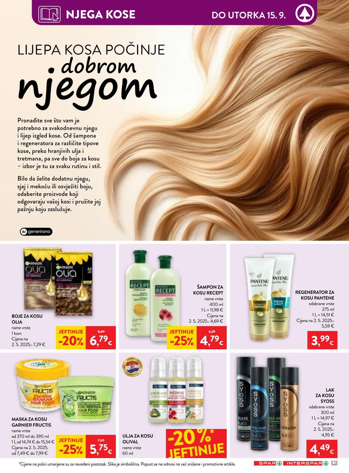 Stranica 25. Spar kataloga - Tjedna Akcija od 04.09.2026.