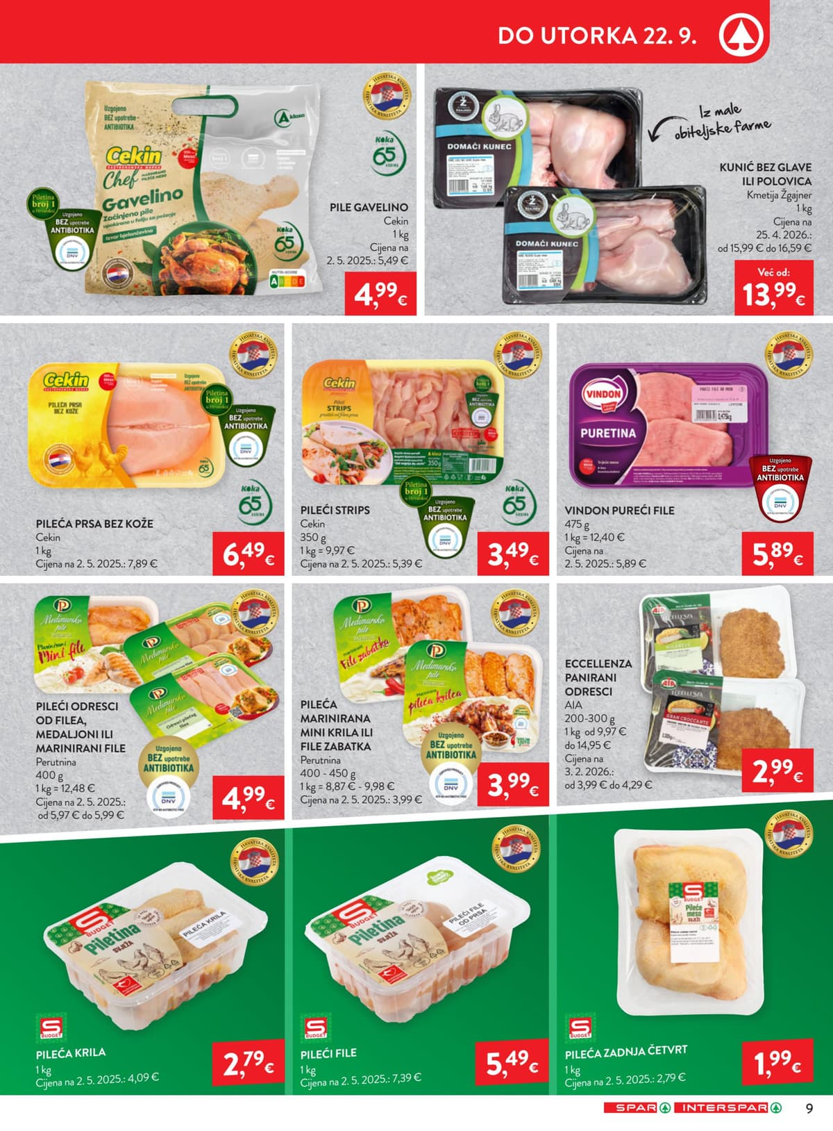 Stranica 9. Spar kataloga - Tjedna Akcija