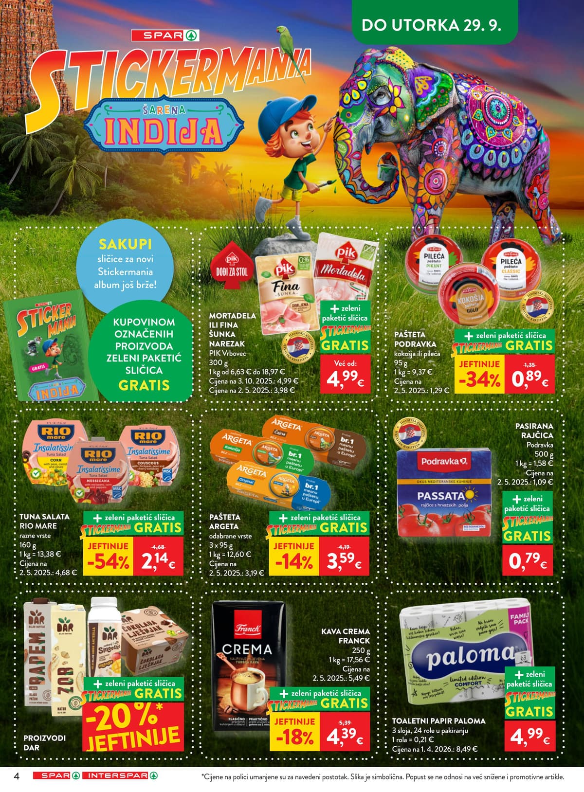 Stranica 4. Spar kataloga - Tjedna Akcija od 20.09.2026.