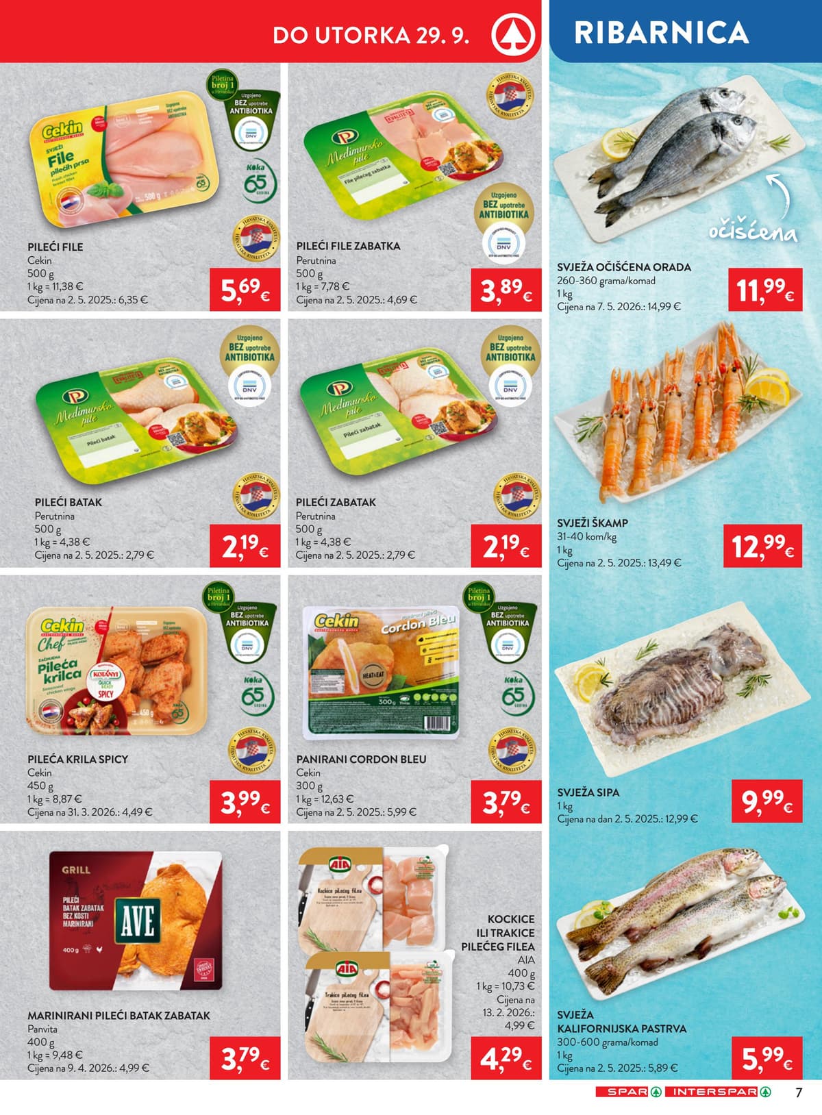 Stranica 7. Spar kataloga - Tjedna Akcija od 20.09.2026.