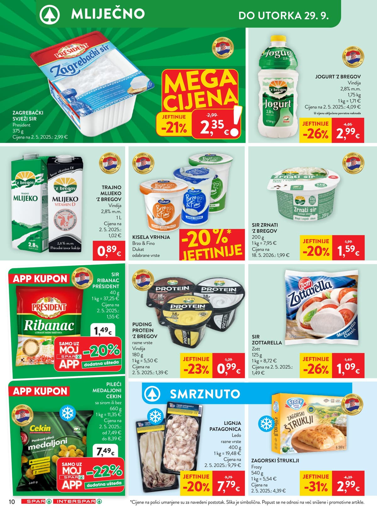 Stranica 16. Spar kataloga - Tjedna Akcija od 20.09.2026.