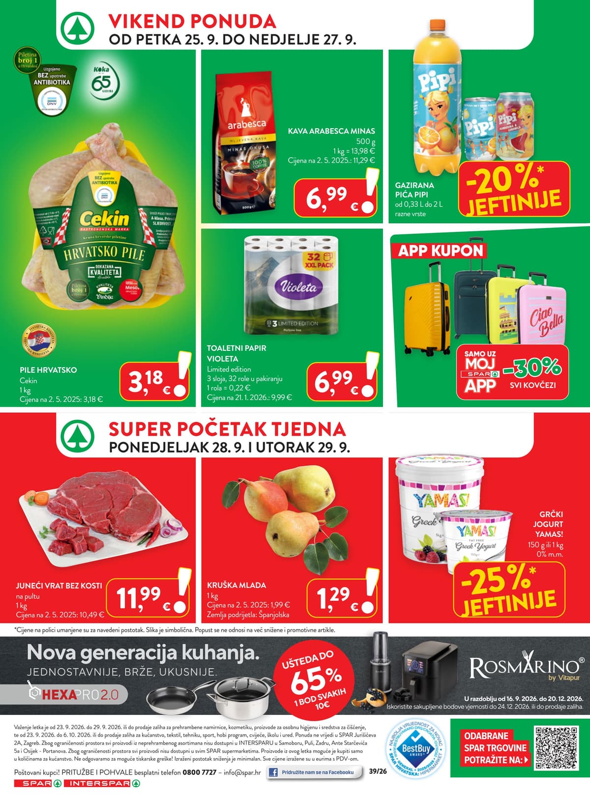 Stranica 29. Spar kataloga - Tjedna Akcija od 20.09.2026.