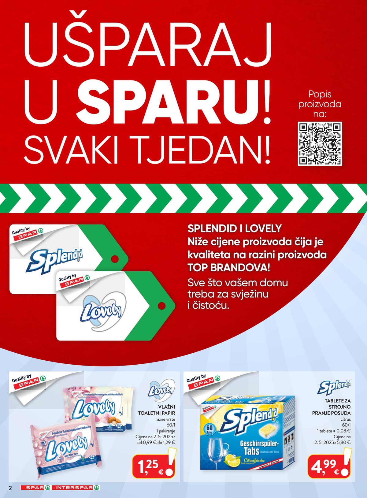 Stranica 2. Spar kataloga - Tjedna Akcija od 28.09.2026.