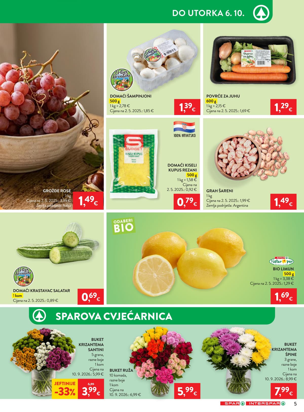 Stranica 5. Spar kataloga - Tjedna Akcija od 28.09.2026.