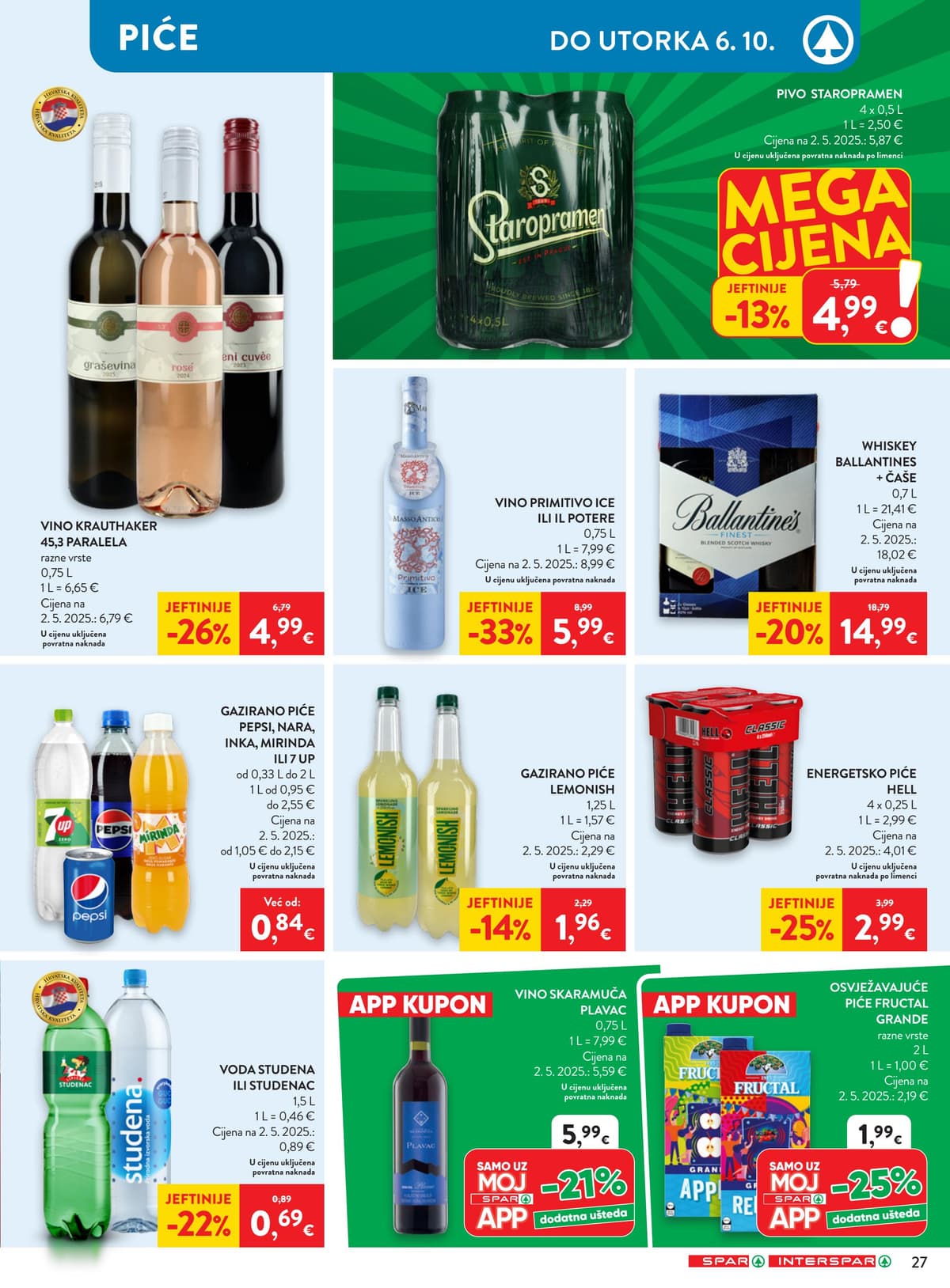 Stranica 33. Spar kataloga - Tjedna Akcija od 28.09.2026.