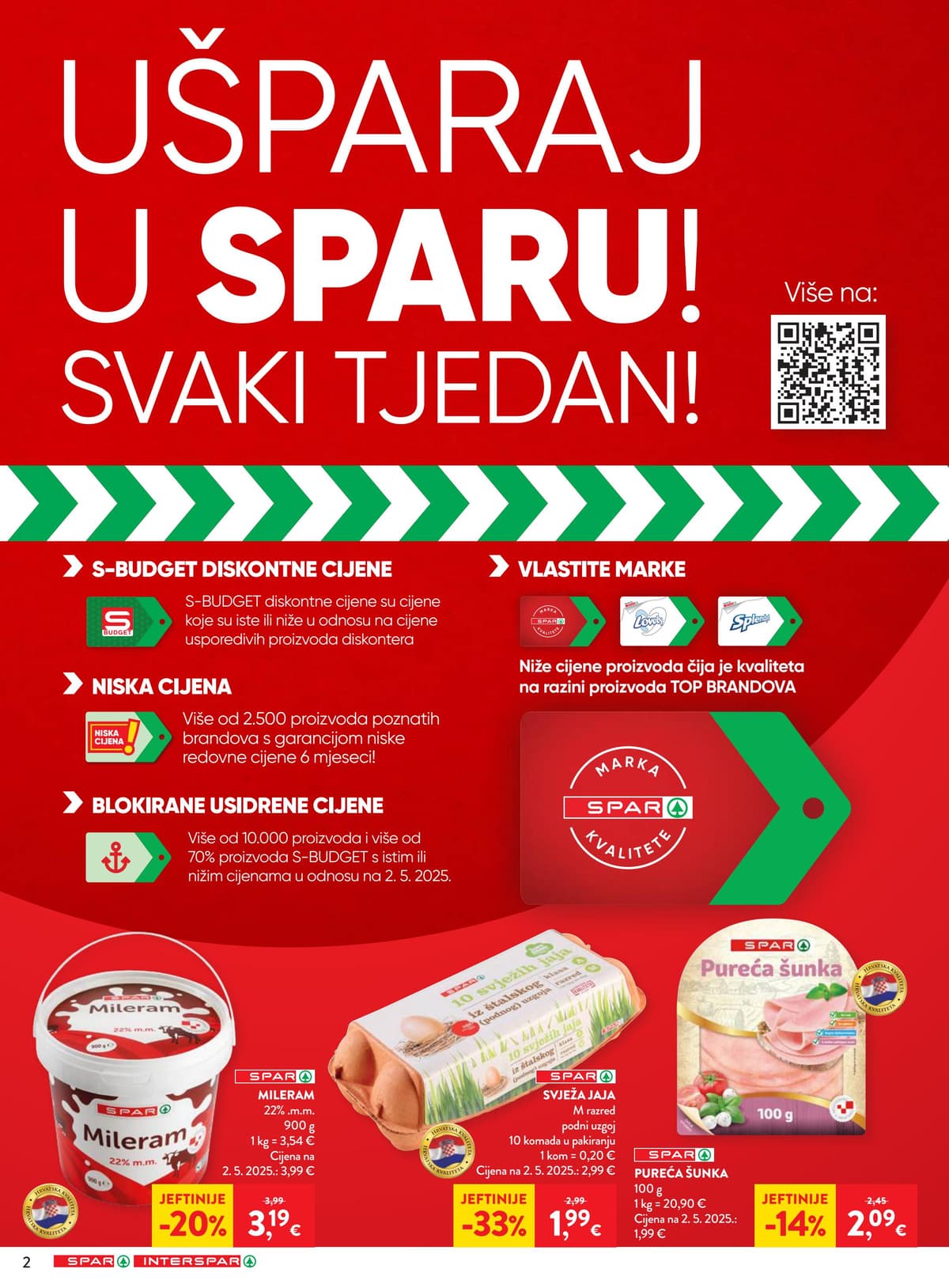Stranica 2. Spar kataloga - Tjedna Akcija od 16.10.2026.