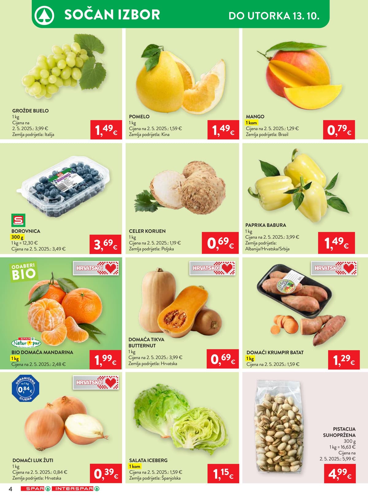 Stranica 4. Spar kataloga - Tjedna Akcija od 16.10.2026.