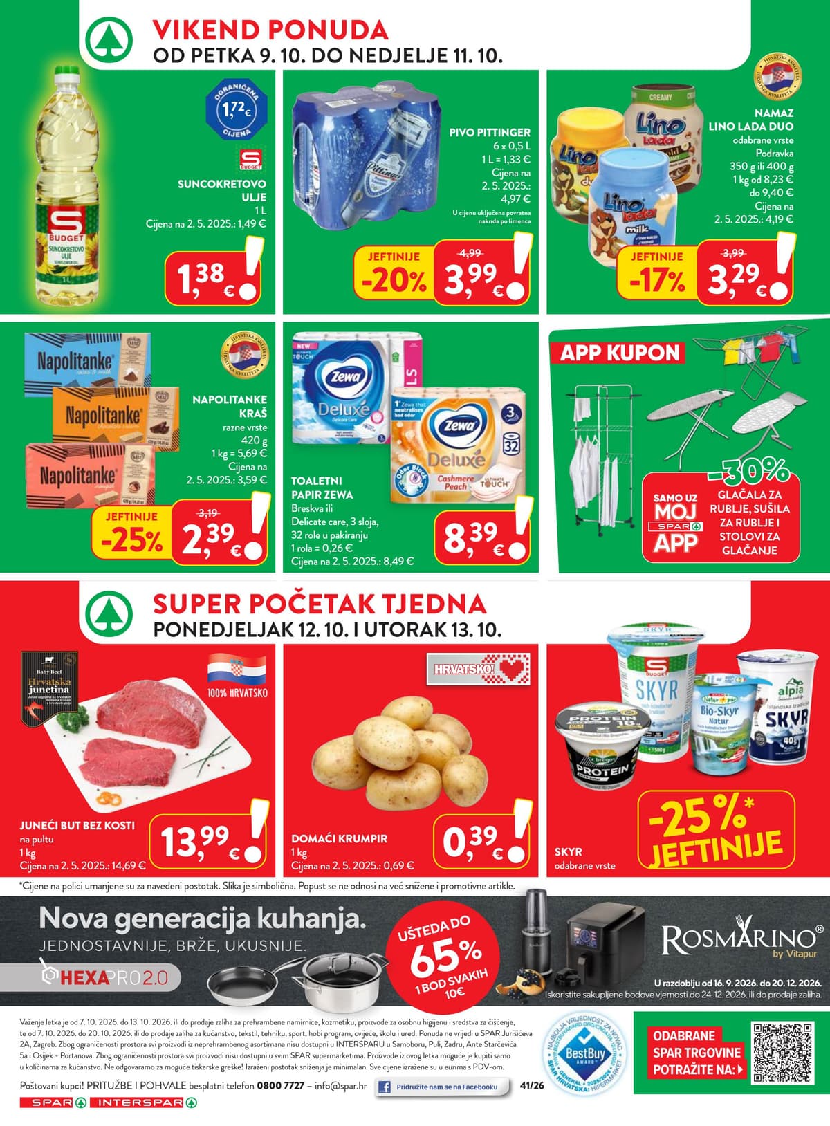 Stranica 42. Spar kataloga - Tjedna Akcija od 16.10.2026.