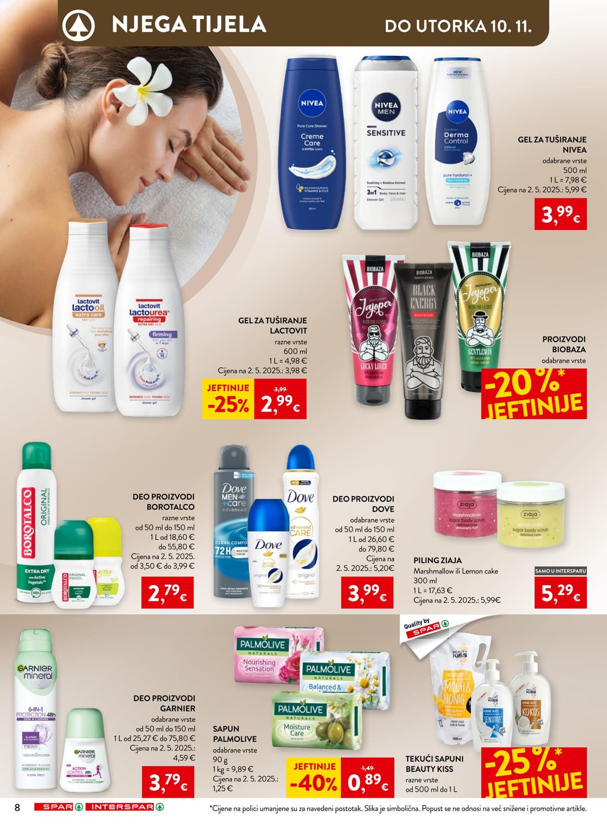 Stranica 8. Spar kataloga - Svježina, njega i sjaj u svakom trenutku od 18.10.2026.