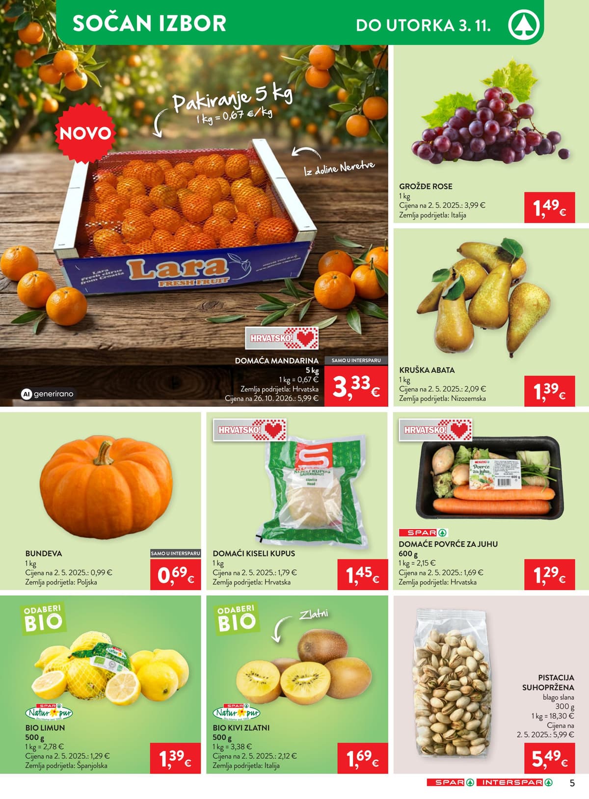 Stranica 6. Spar kataloga - Tjedna Akcija od 24.10.2026.