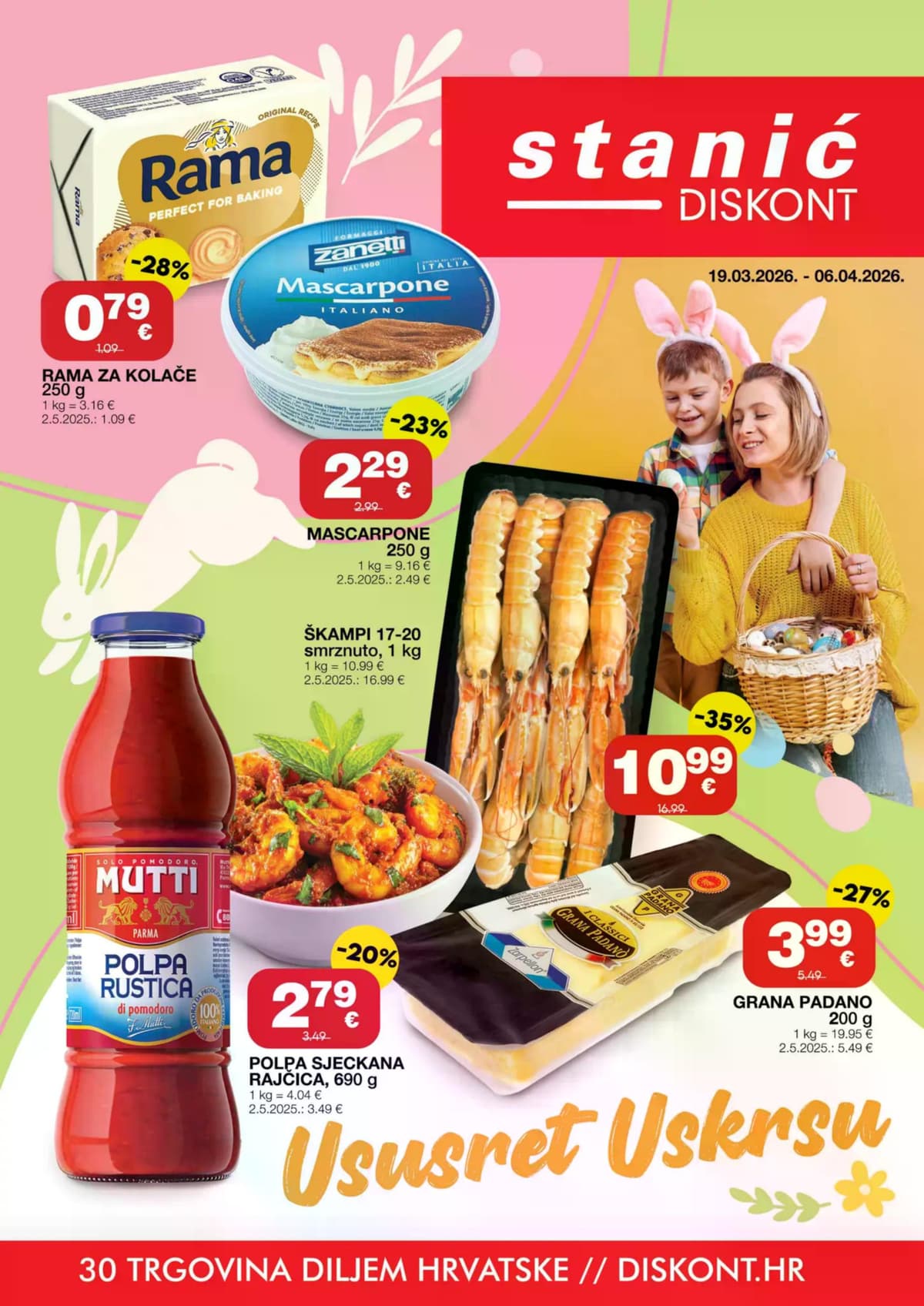 Stranica 1. Stanić Diskont kataloga - Tjedna Akcija od 20.03.2026.