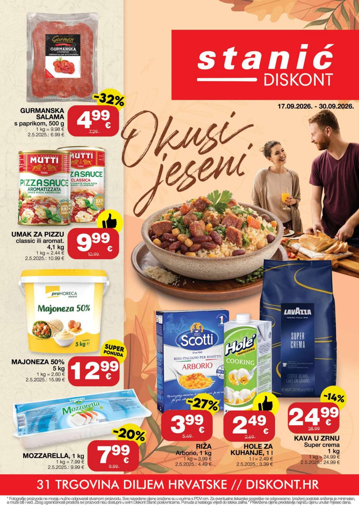 Stranica 1. Stanić Diskont kataloga - Okusi jeseni od 17.09.2026.