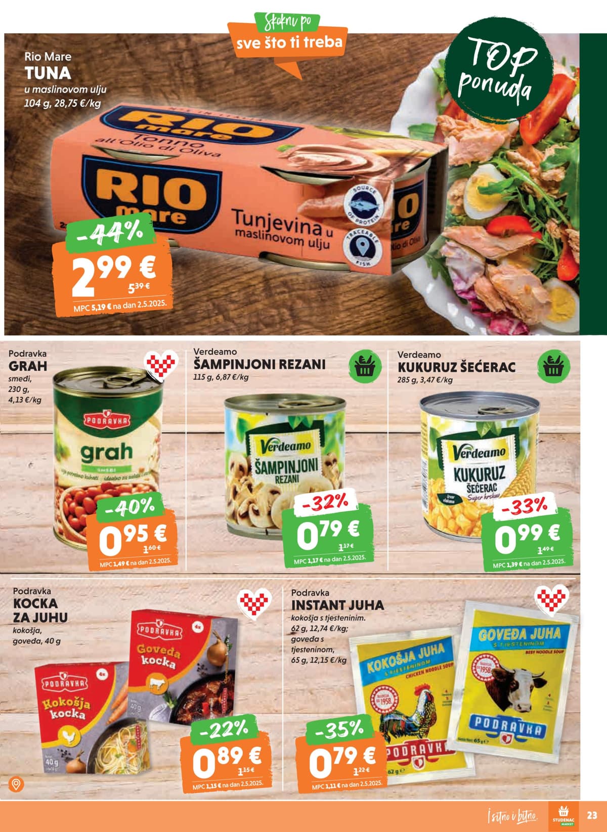 Stranica 23. Studenac kataloga - Akcijska ponuda od 28.02.2026.