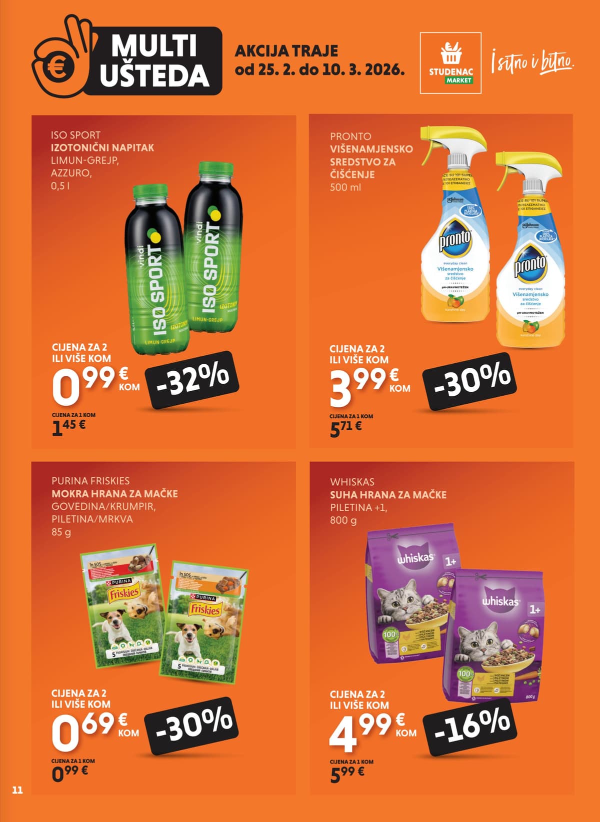 Stranica 11. Studenac kataloga - Multi Ušteda od 27.02.2026.