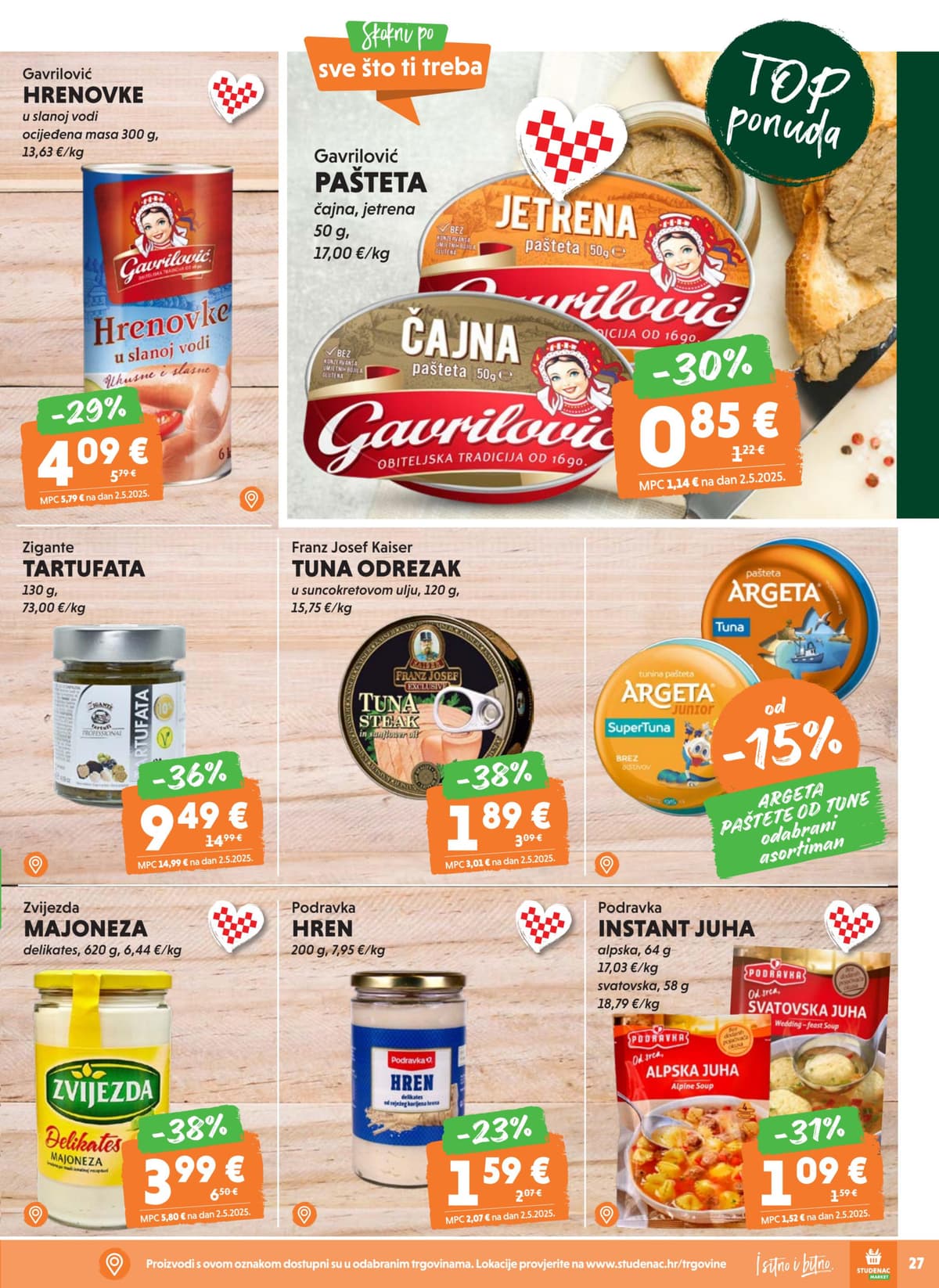 Stranica 27. Studenac kataloga - Tjedna Akcija od 31.03.2026.
