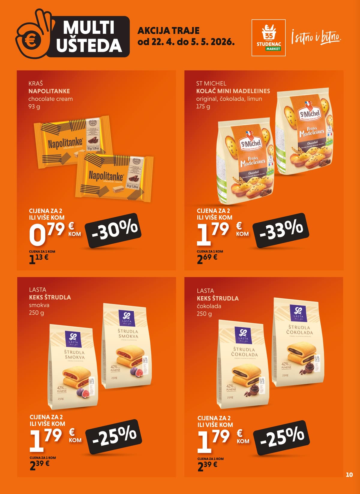 Stranica 10. Studenac kataloga - Multi Ušteda od 22.04.2026.