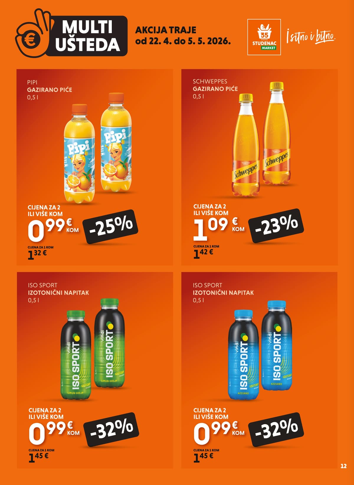 Stranica 12. Studenac kataloga - Multi Ušteda od 22.04.2026.