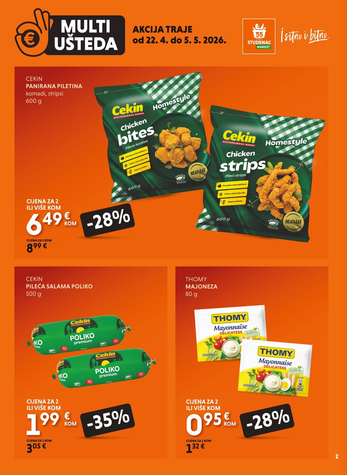 Stranica 2. Studenac kataloga - Multi Ušteda od 22.04.2026.