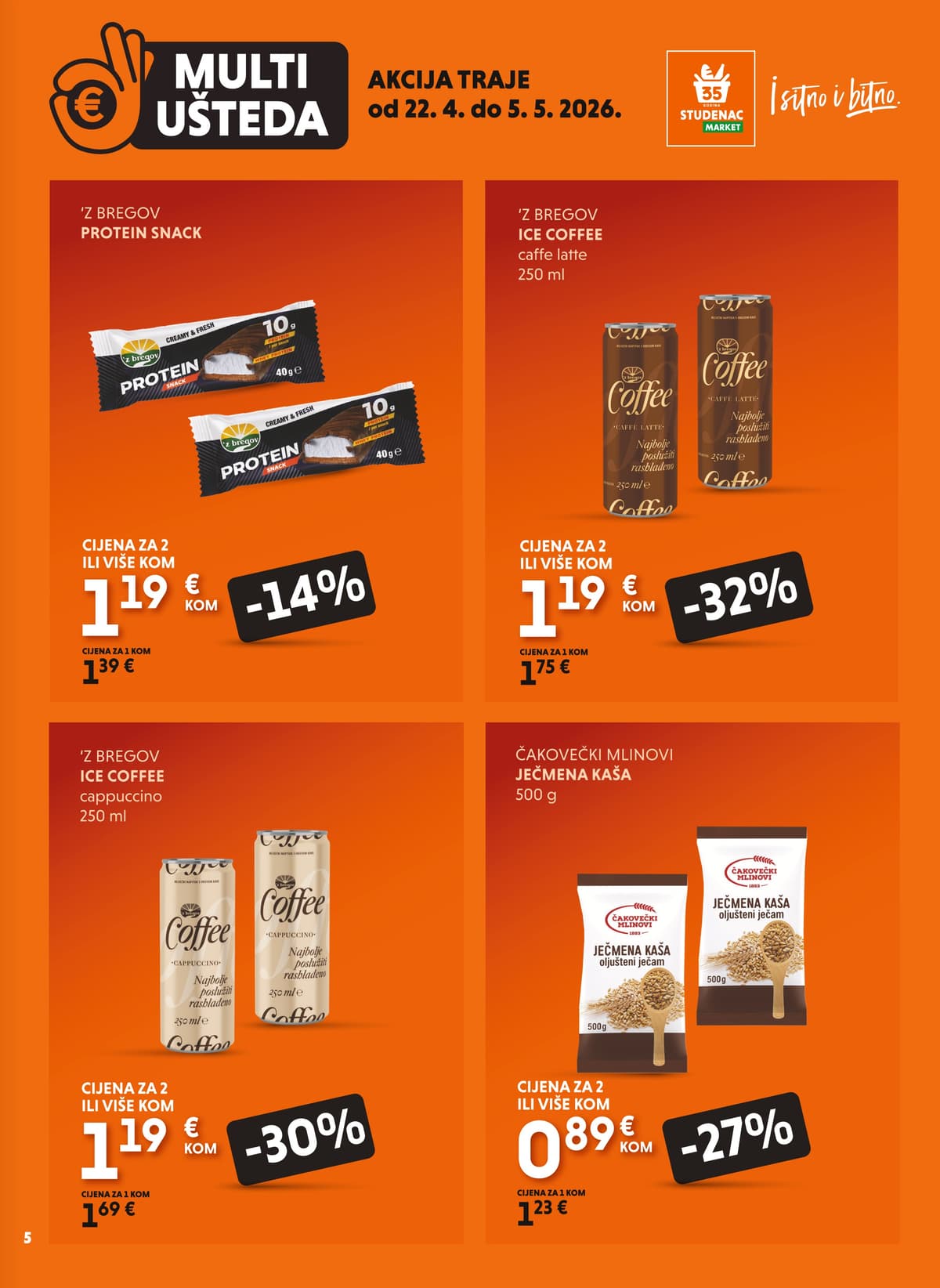 Stranica 5. Studenac kataloga - Multi Ušteda od 22.04.2026.