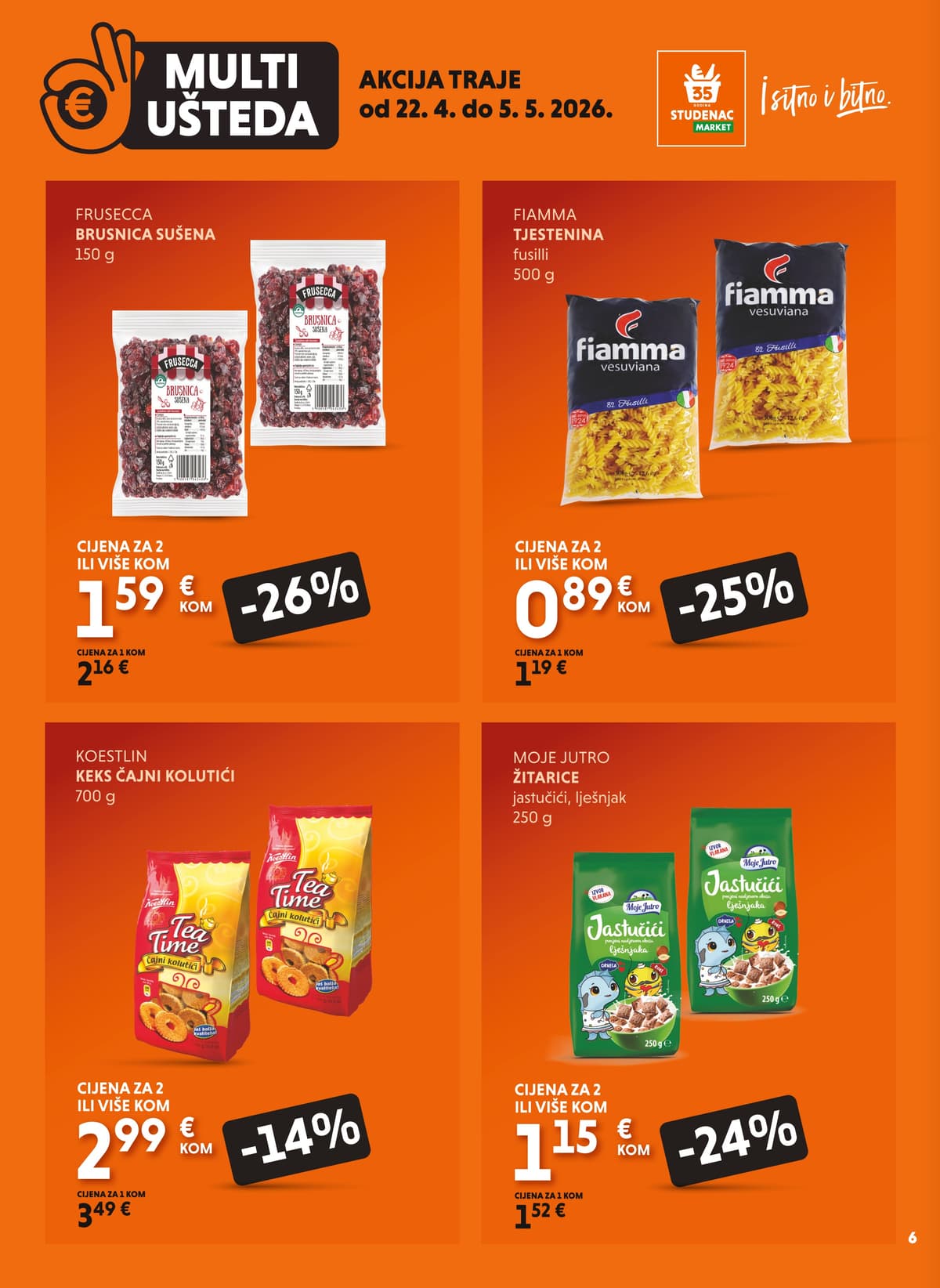 Stranica 6. Studenac kataloga - Multi Ušteda od 22.04.2026.