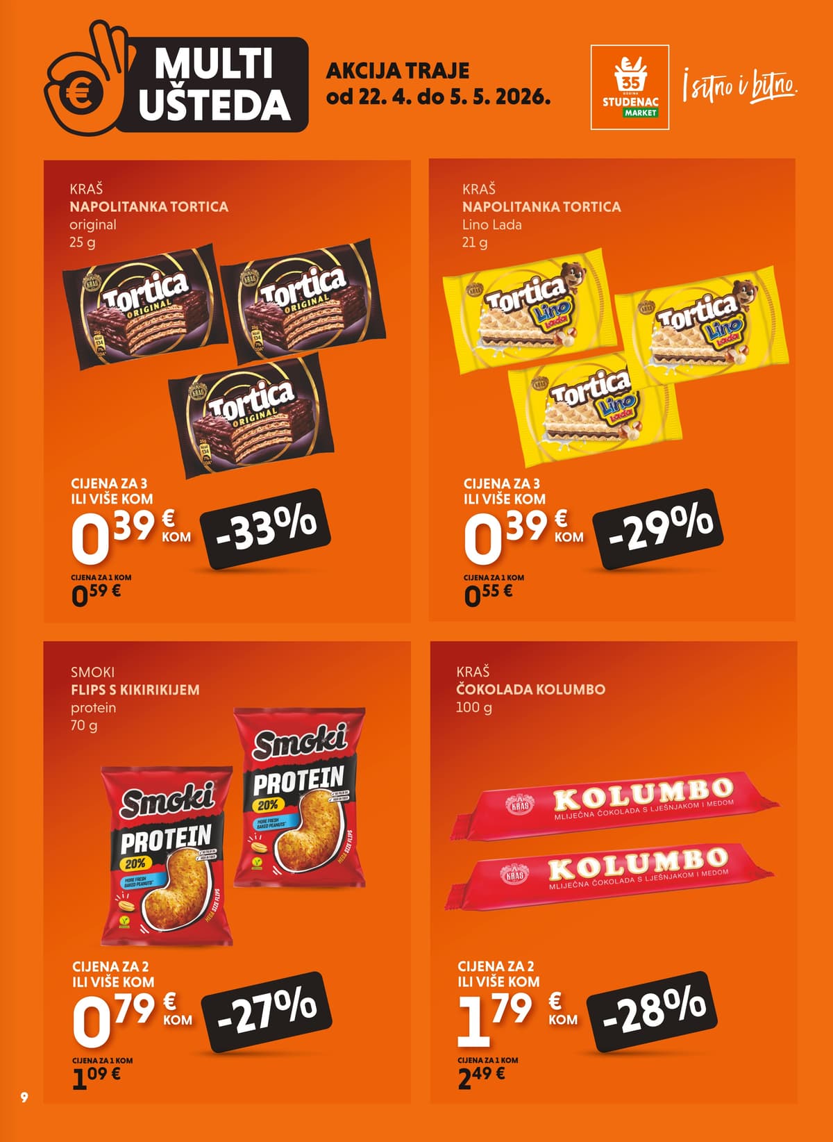Stranica 9. Studenac kataloga - Multi Ušteda od 22.04.2026.