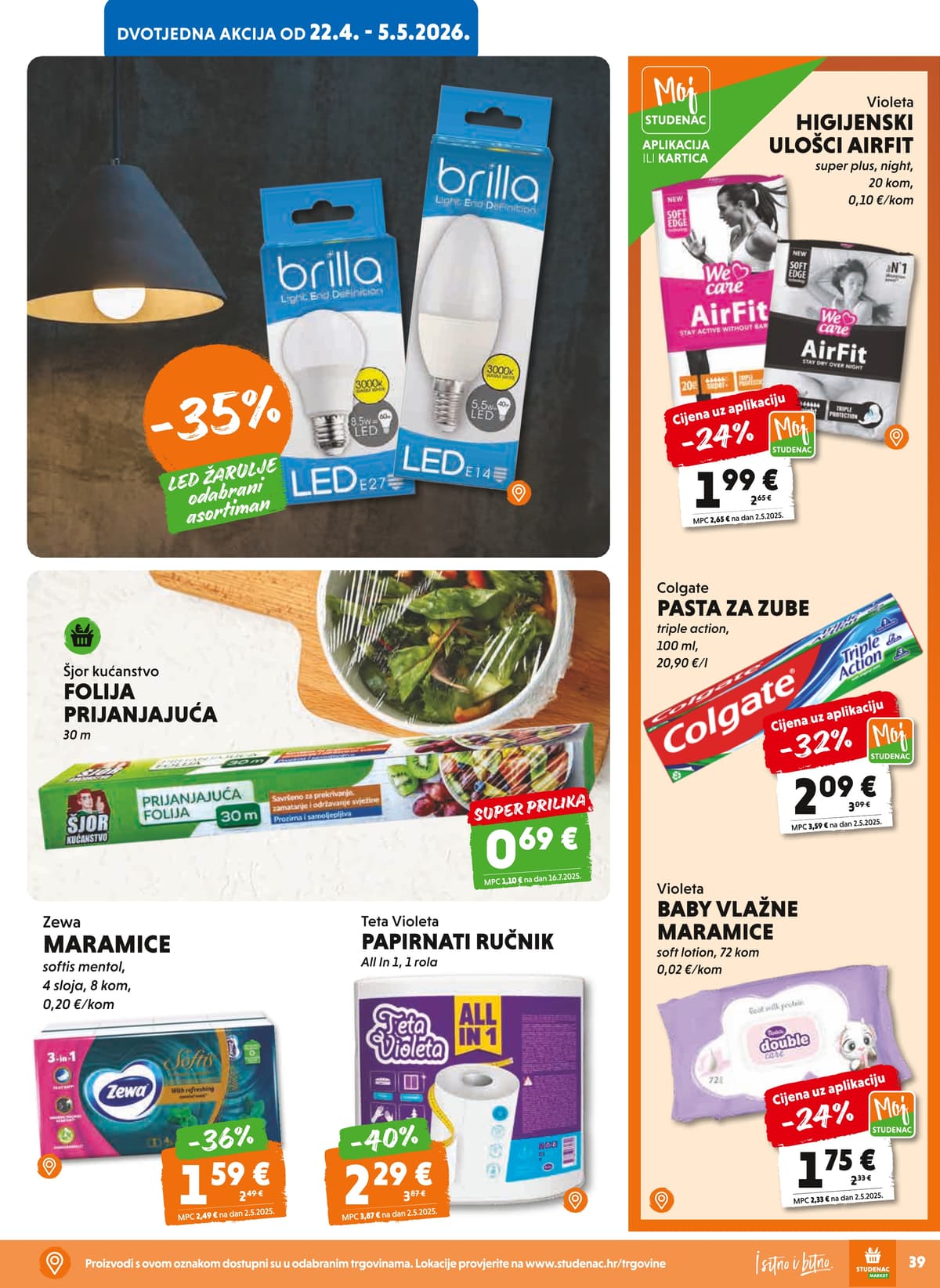 Stranica 39. Studenac kataloga - Tjedna Akcija od 28.04.2026.