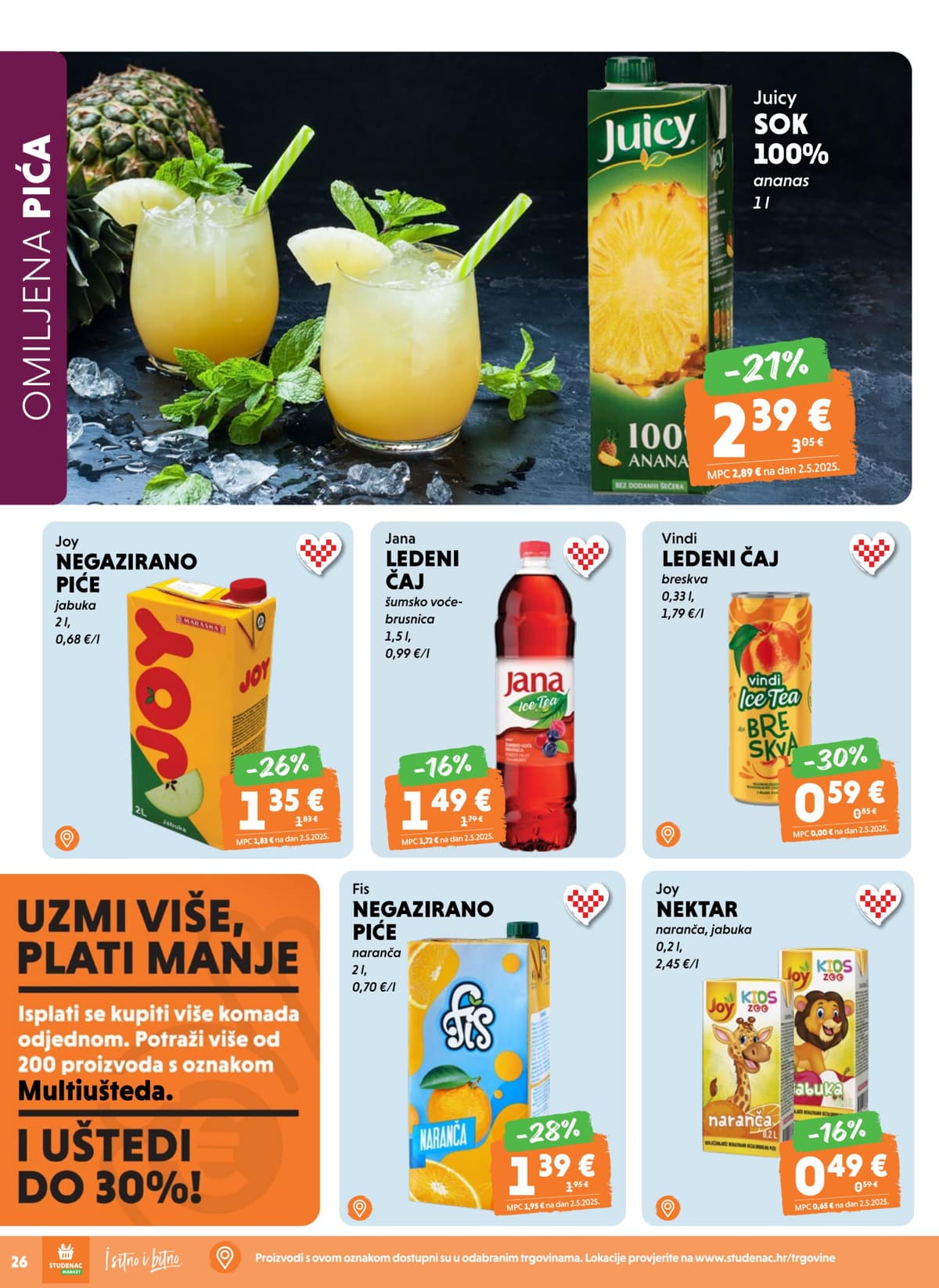 Stranica 26. Studenac kataloga - Tjedna Akcija od 26.05.2026.