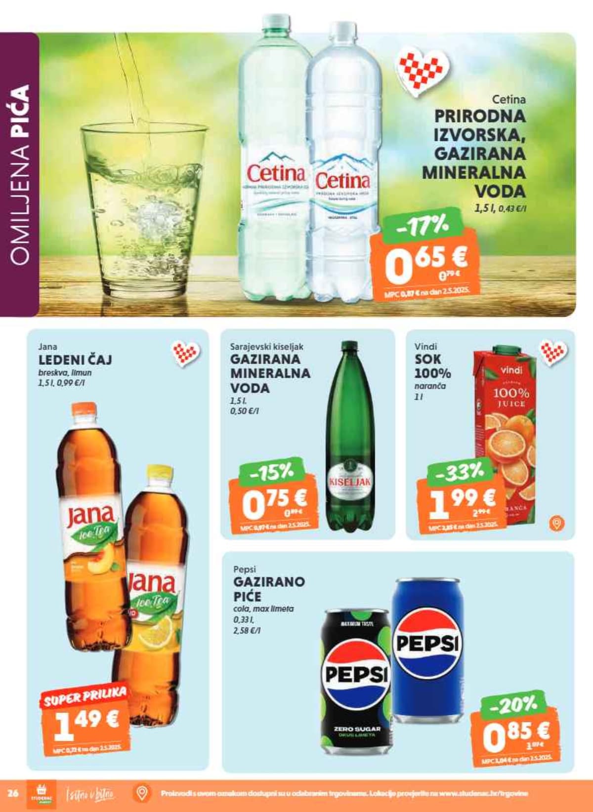 Stranica 26. Studenac kataloga - Tjedna Akcija od 03.06.2026.