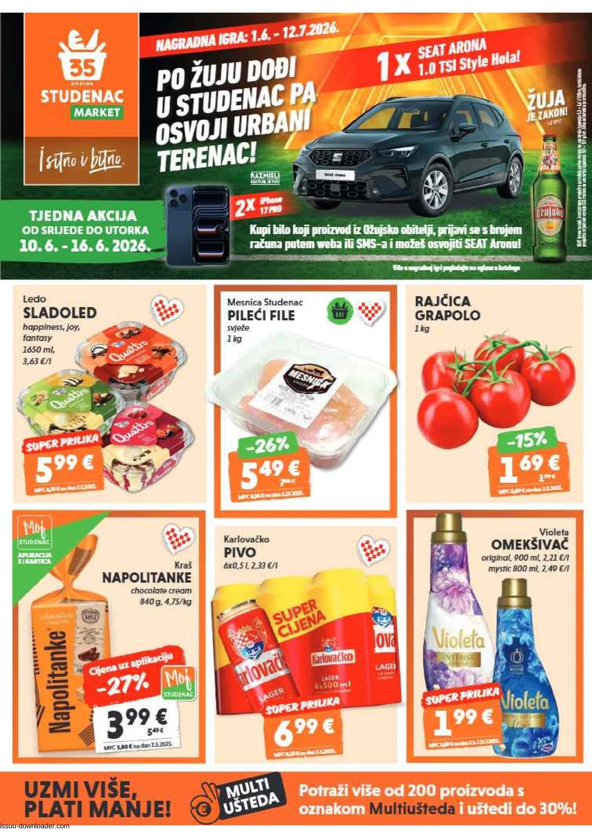 Stranica 1. Studenac kataloga - Tjedna Akcija od 10.06.2026