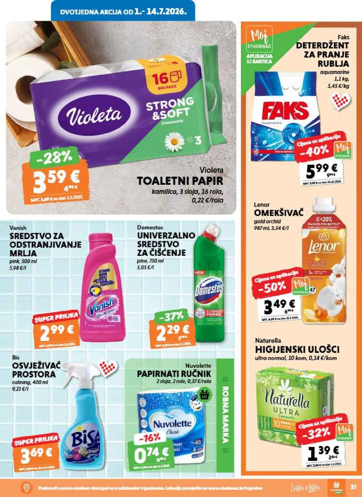Stranica 37. Studenac kataloga - Tjedna Akcija od 12.07.2026
