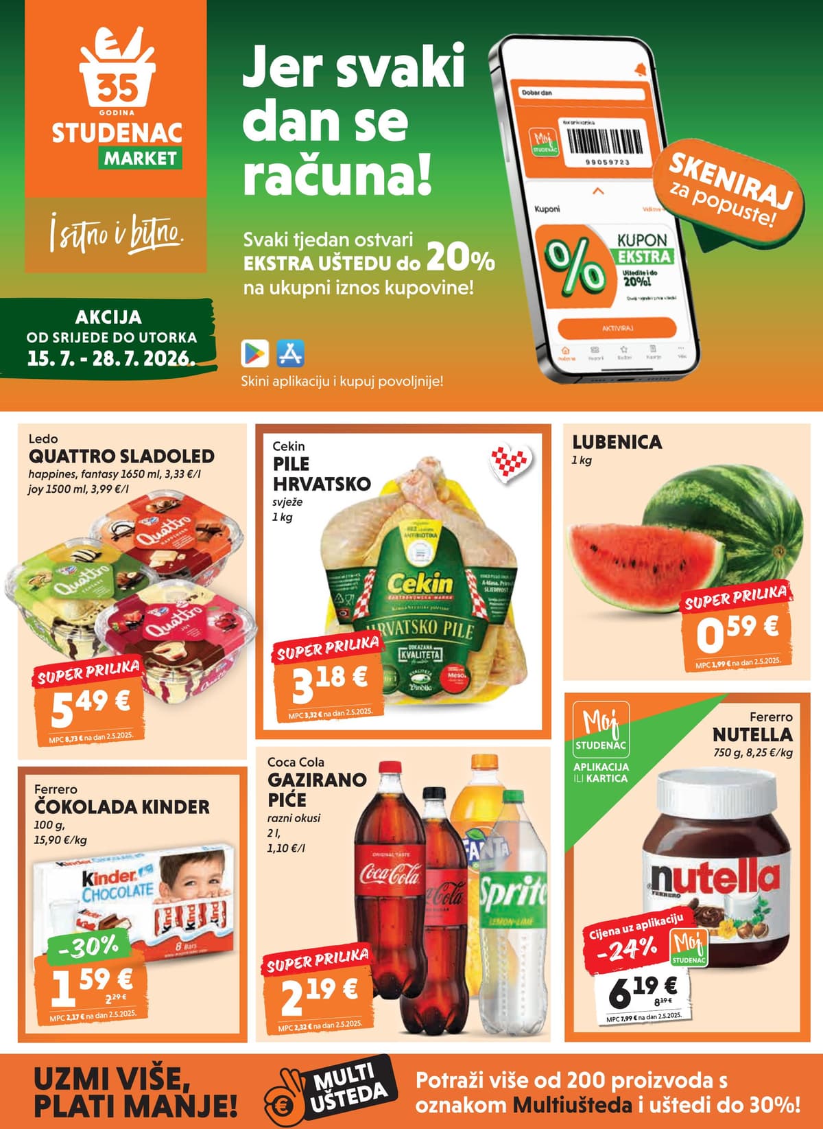Stranica 1. Studenac kataloga - Tjedna Akcija od 16.07.2026