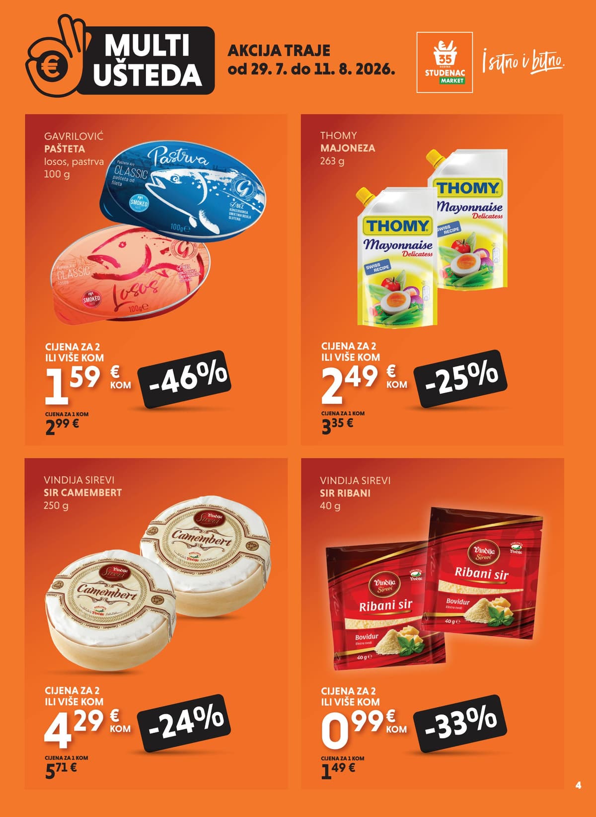 Stranica 4. Studenac kataloga - Multi ušteda
