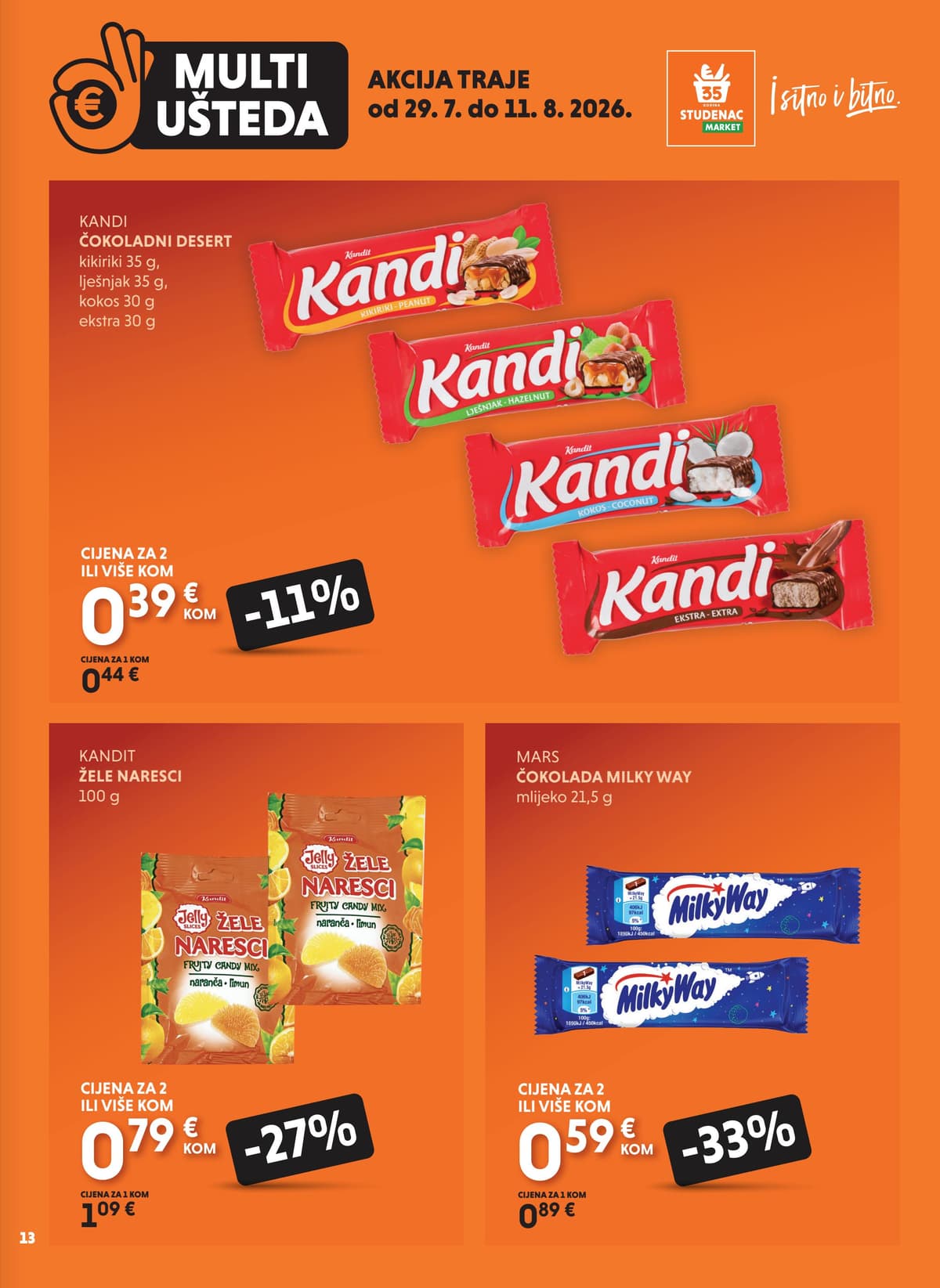 Stranica 13. Studenac kataloga - Multi ušteda