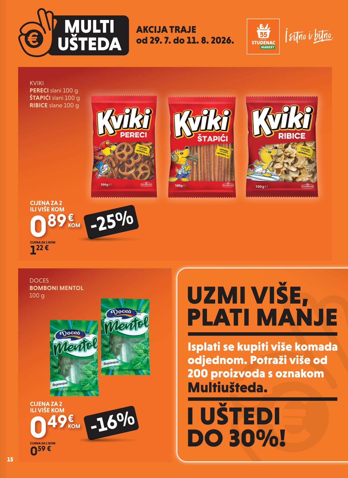 Stranica 15. Studenac kataloga - Multi ušteda