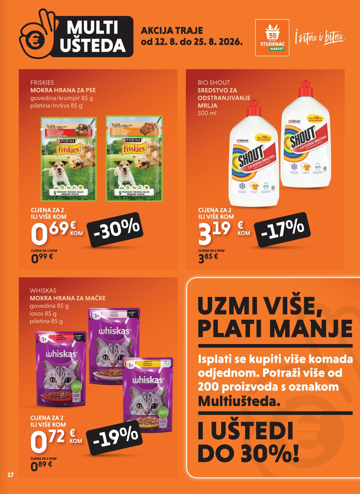 Stranica 17. Studenac kataloga - Multiušteda od 13.08.2026.