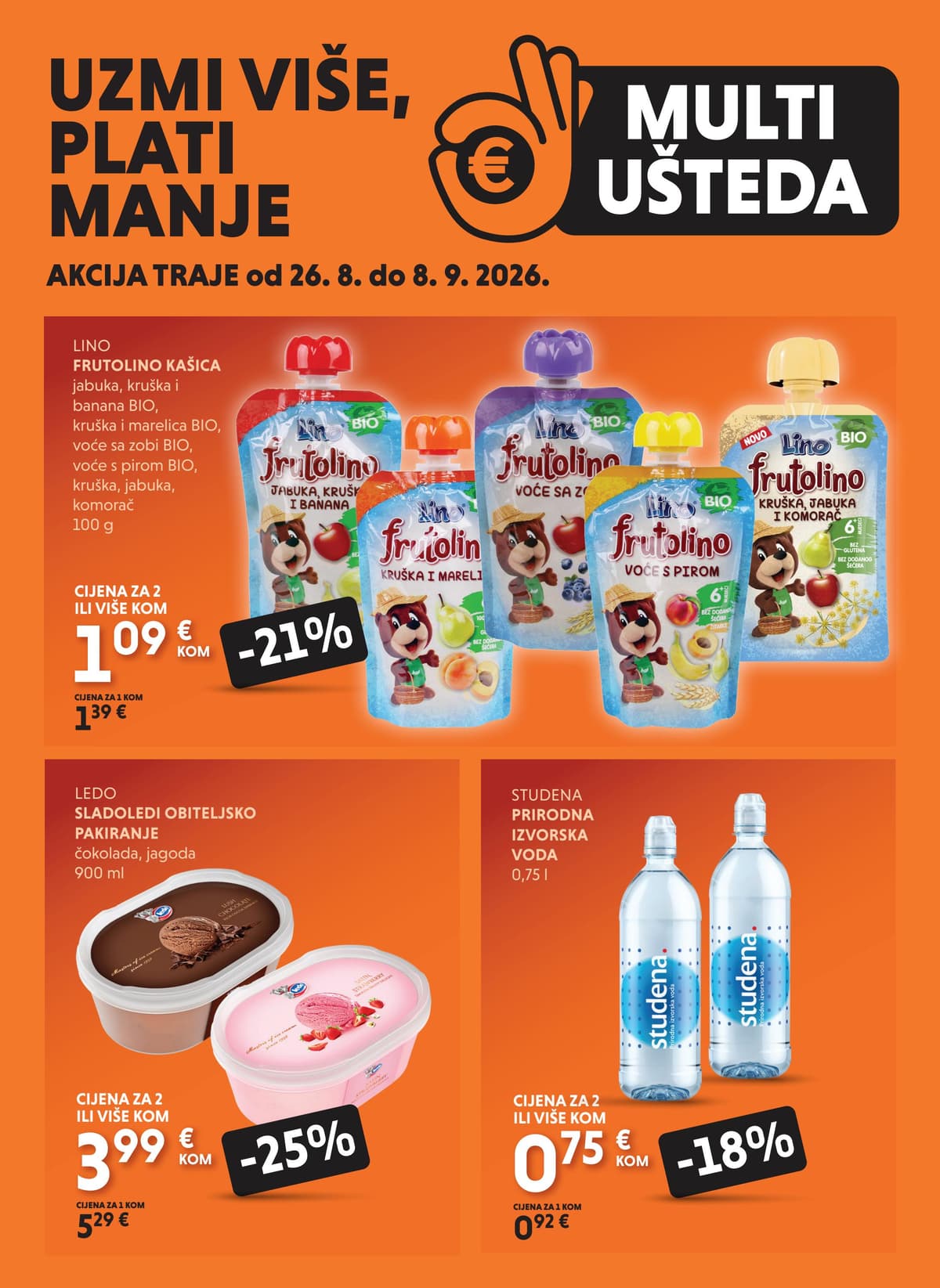 Stranica 1. Studenac kataloga - Multiušteda od 26.08.2026.