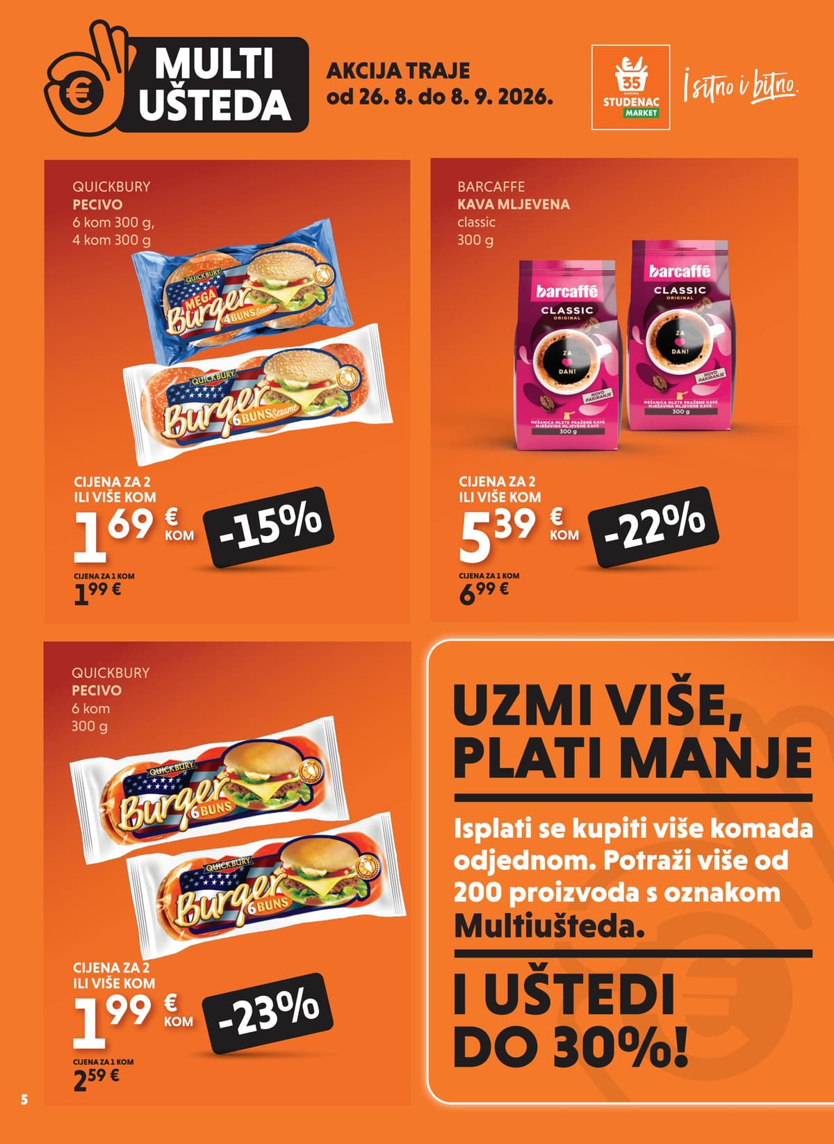 Stranica 5. Studenac kataloga - Multiušteda od 26.08.2026.