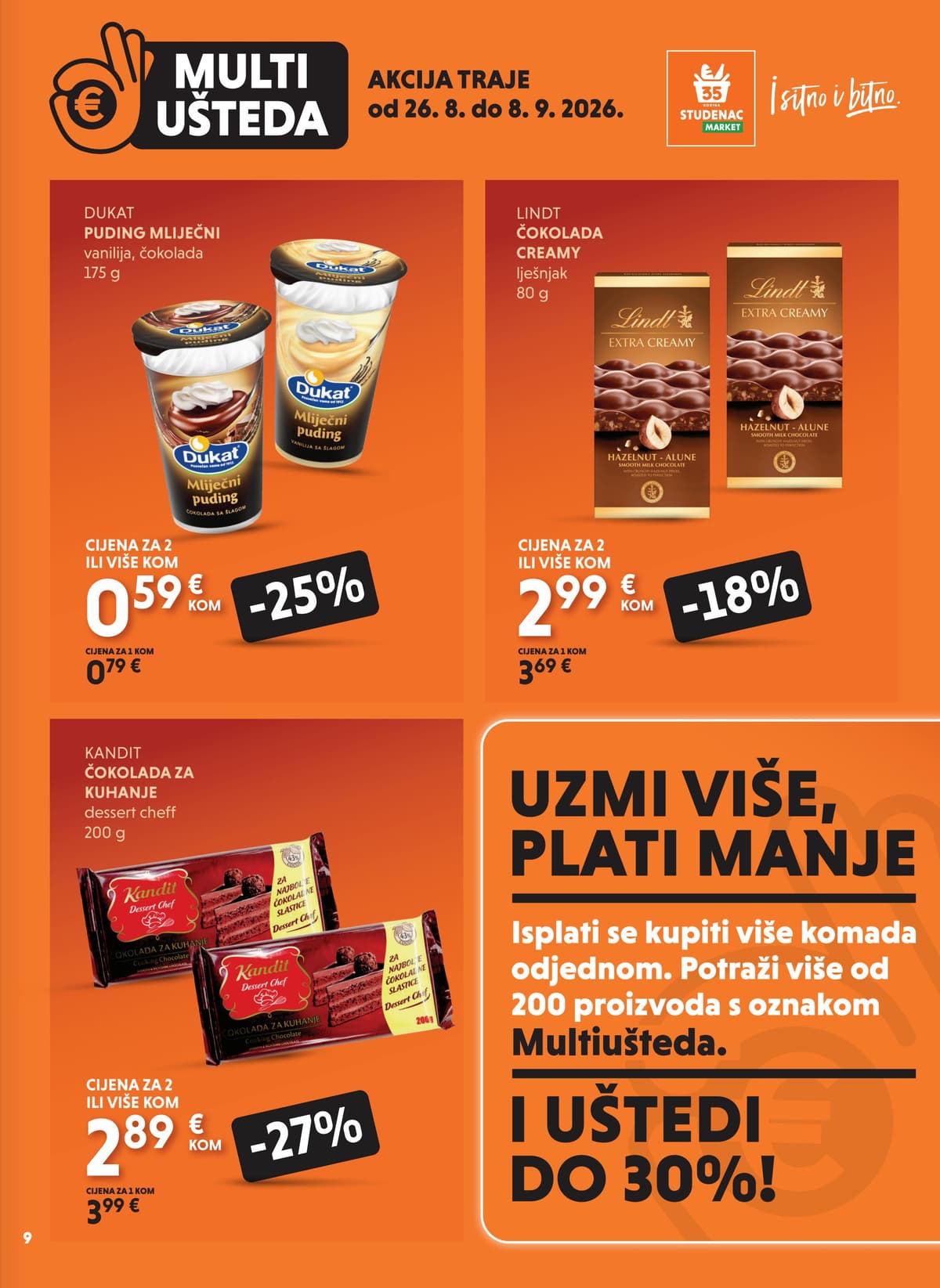Stranica 9. Studenac kataloga - Multiušteda od 26.08.2026.