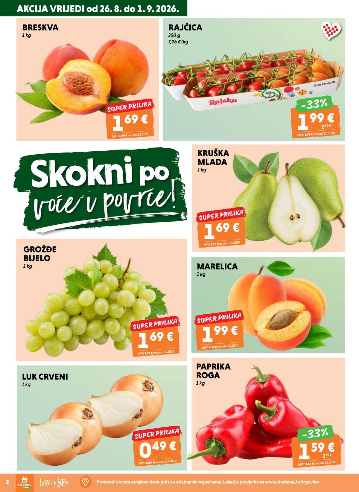 Stranica 2. Studenac kataloga - Tjedna Akcija od 24.08.2026.