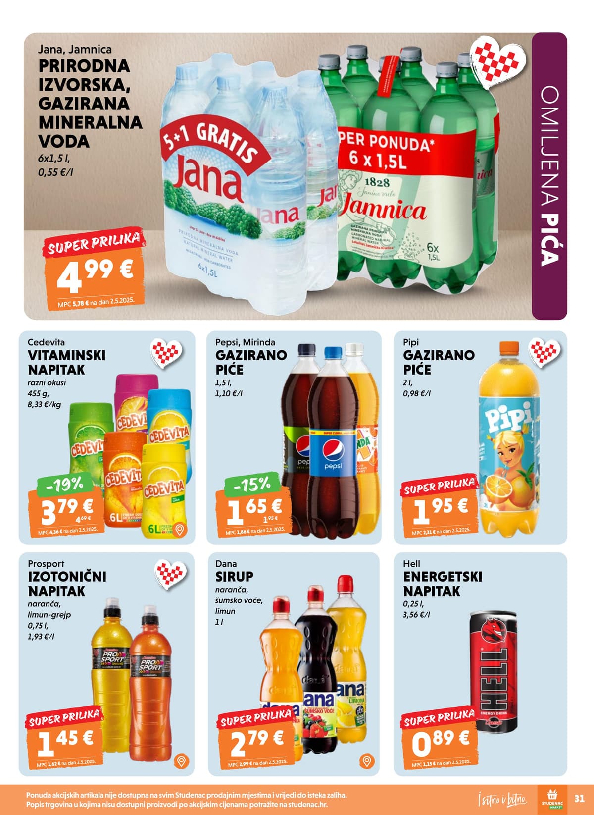 Stranica 31. Studenac kataloga - Tjedna Akcija od 24.08.2026.