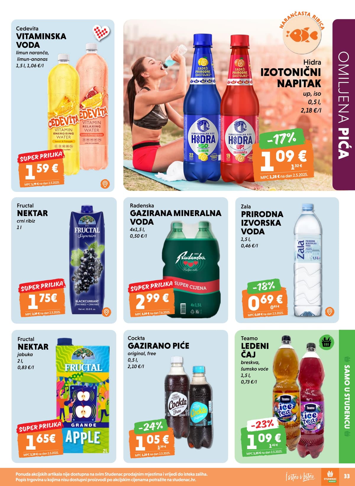 Stranica 33. Studenac kataloga - Tjedna Akcija od 07.09.2026.