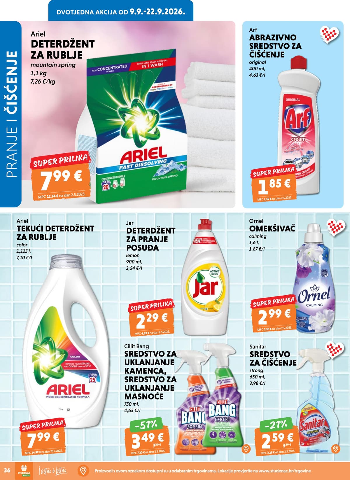 Stranica 36. Studenac kataloga - Tjedna Akcija od 07.09.2026.