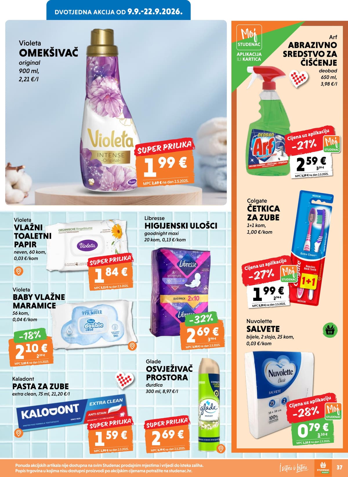Stranica 37. Studenac kataloga - Tjedna Akcija od 07.09.2026.