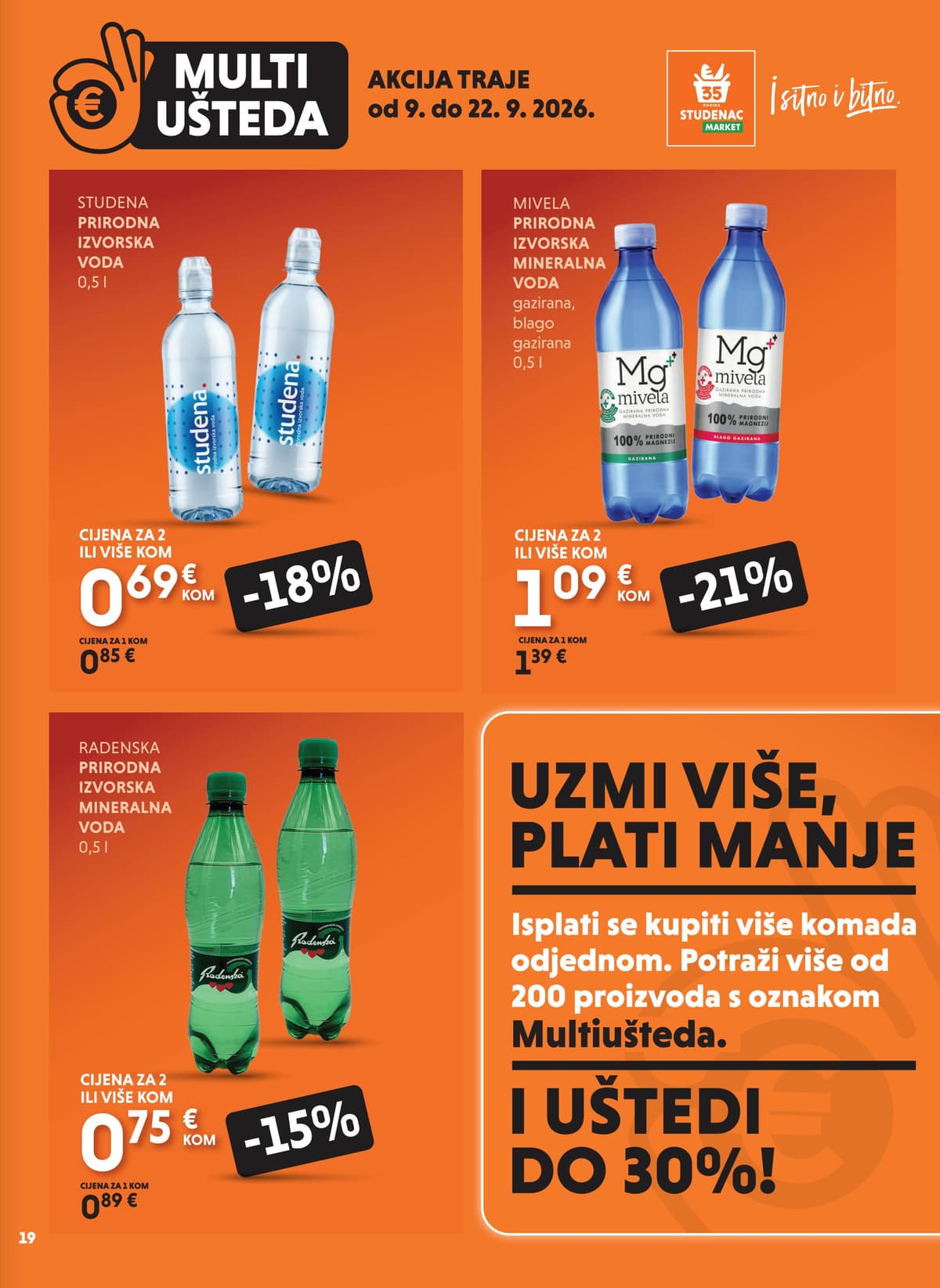 Stranica 19. Studenac kataloga - Multi Ušteda od 17.09.2026.