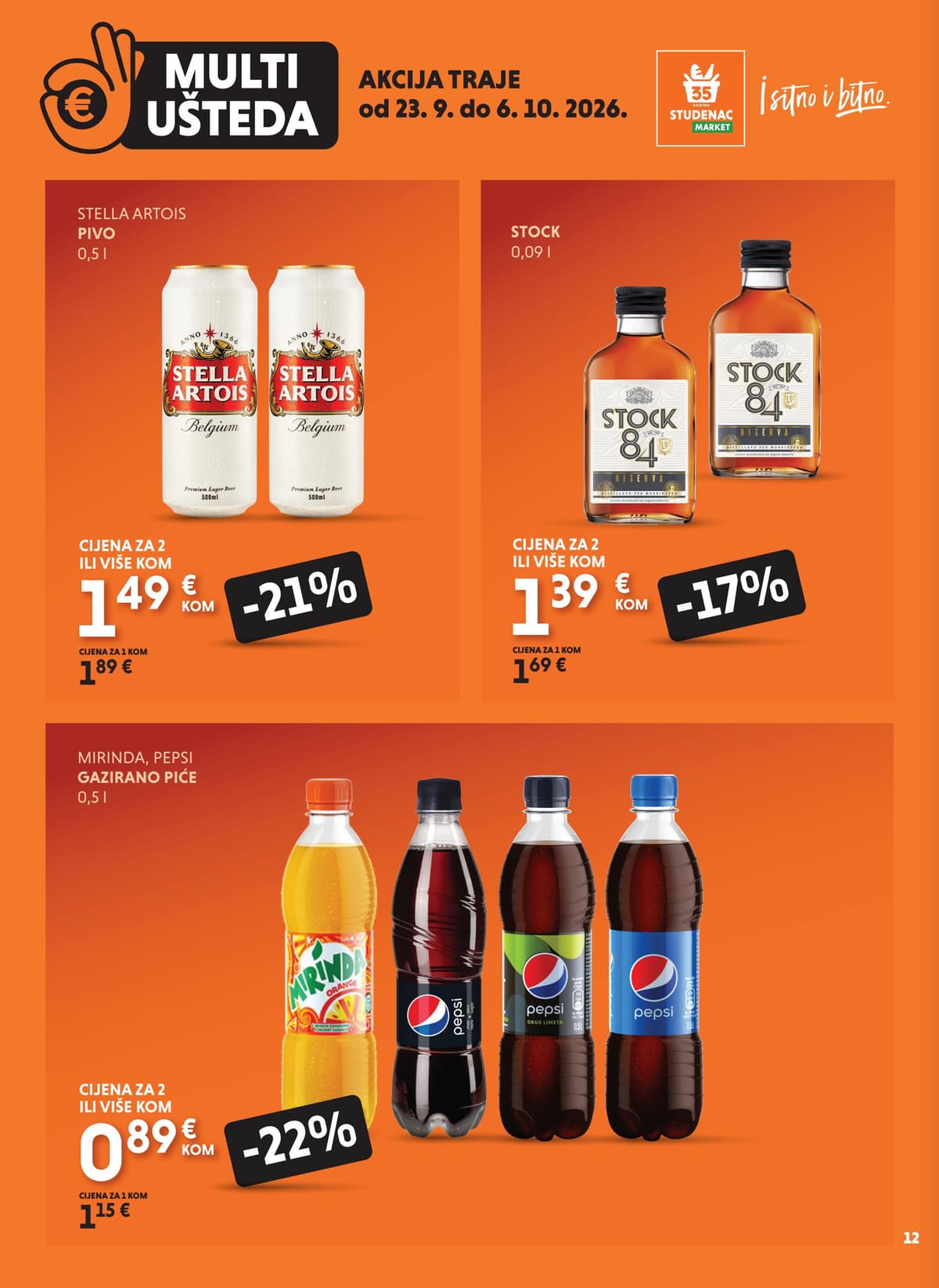 Stranica 12. Studenac kataloga - Multi Ušteda od 22.09.2026.