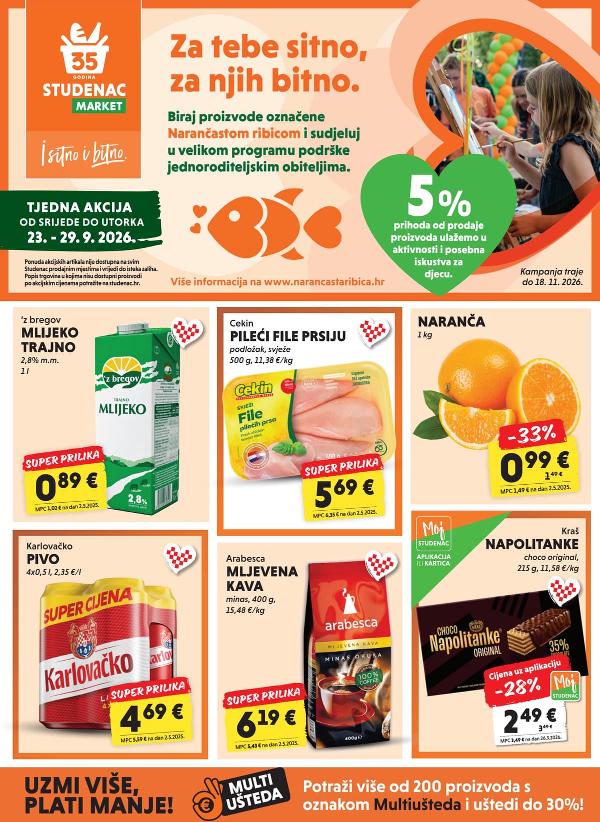 Stranica 1. Studenac kataloga - Tjedna Akcija od 21.09.2026.